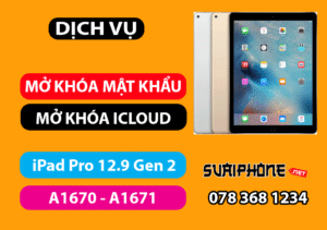 Mở Khóa iCloud iPad Pro 12.9 Gen 2