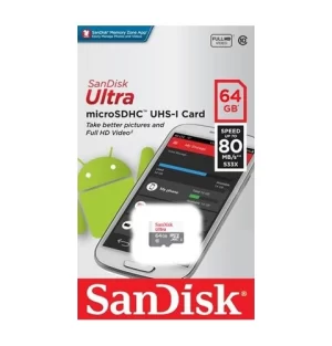 Thẻ Nhớ MicroSDHC Sandisk Ultra 64Gb