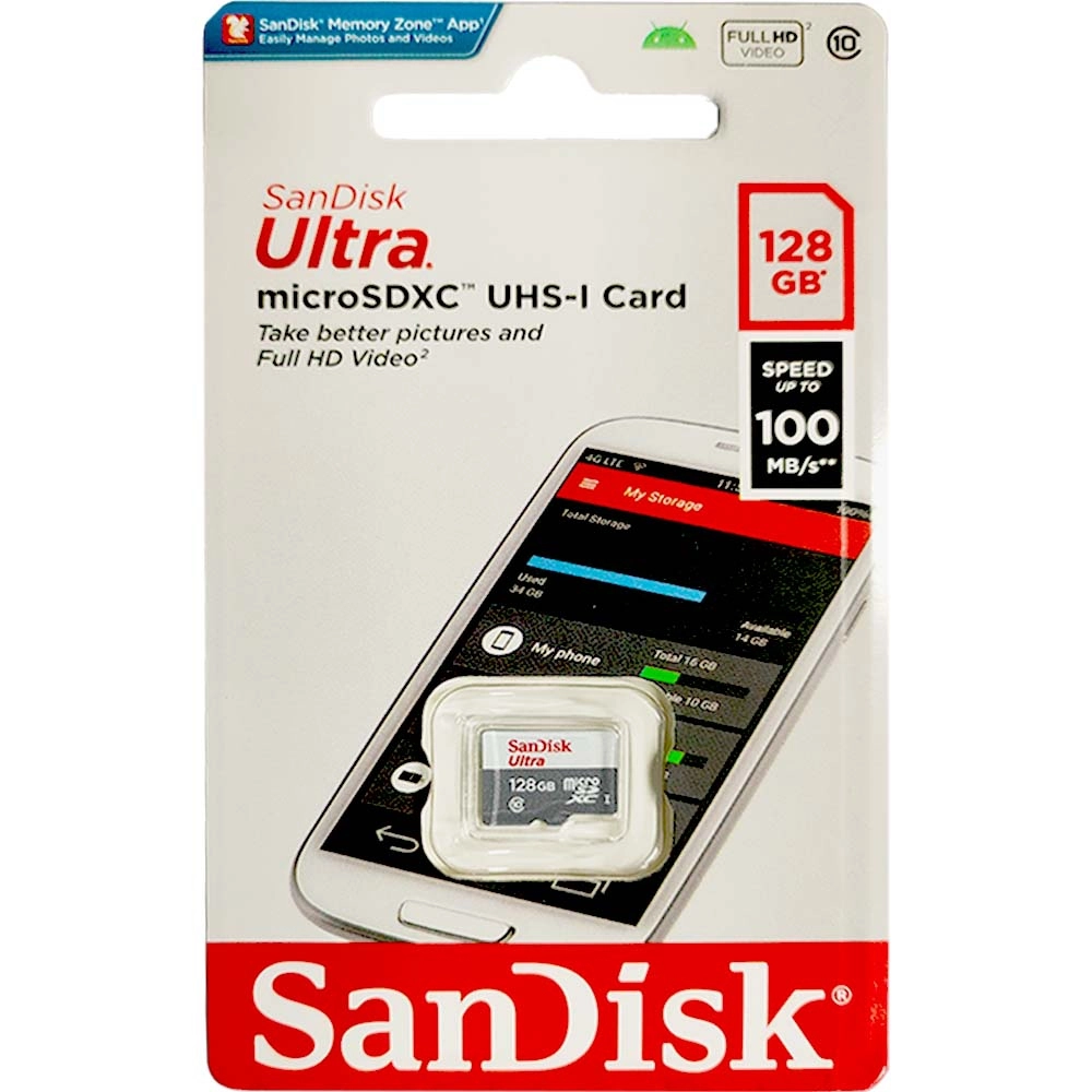 Thẻ Nhớ MicroSDXC Sandisk Ultra 128Gb
